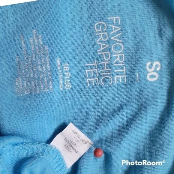 'BE KIND TO OUR EARTH' SO 3/4 SLEEVE TOP - 16 PLUS - Picture 3 of 7